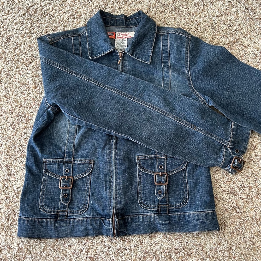 Faded Glory Premium Denim Vintage Jacket